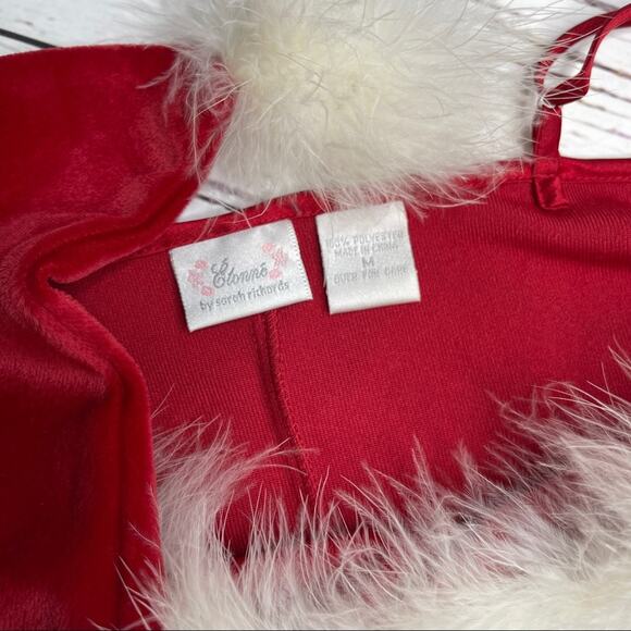 Etonne by Sarah Richards Santa elf fur negligee - Picture 6 of 8